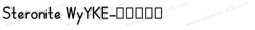 Steronite WyYKE字体转换